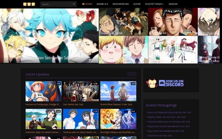Screenshot of animetoast.cc