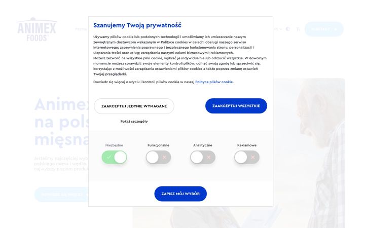 Screenshot of animex.pl