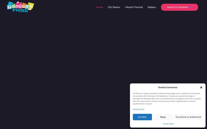 Screenshot of animiamoeventi.com