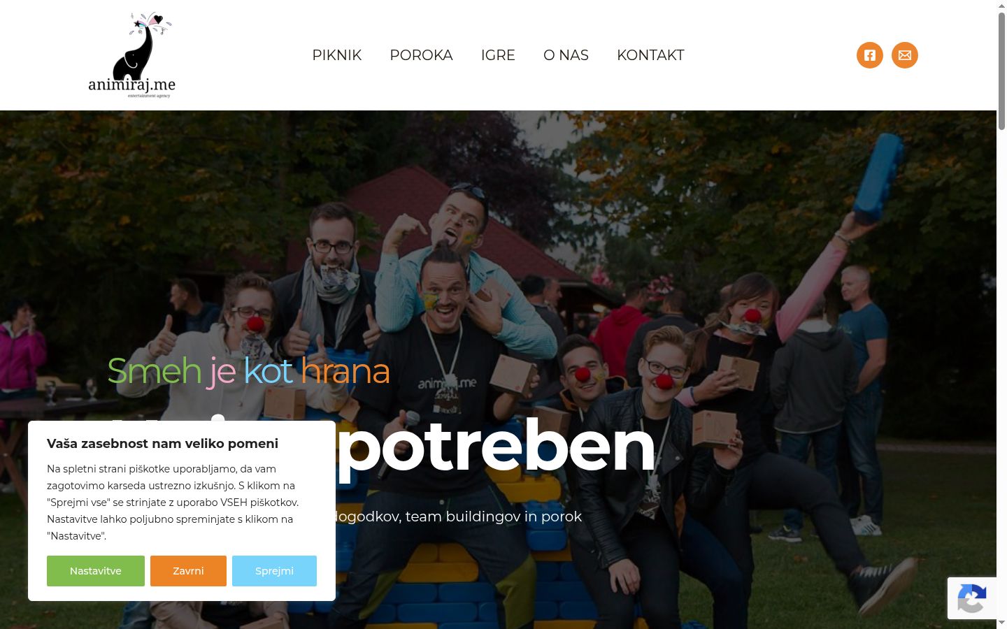 Screenshot tal-banner tal-kunsens muri qabel kwalunkwe interazzjoni