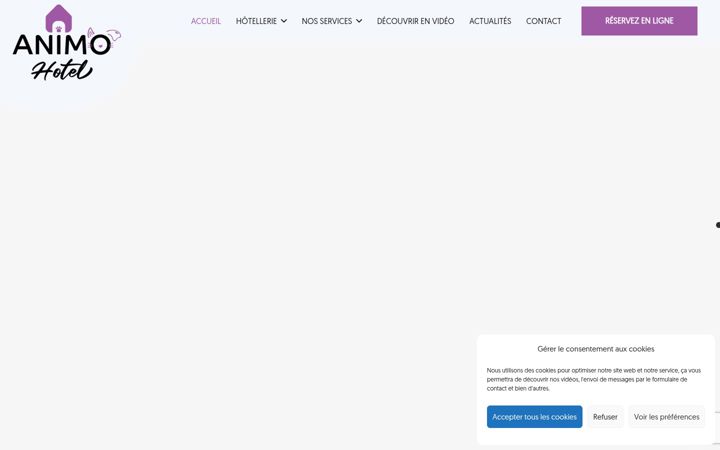 Screenshot van animo-hotel.fr