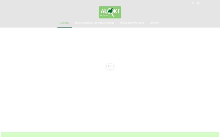 Screenshot van animoaloki.fr