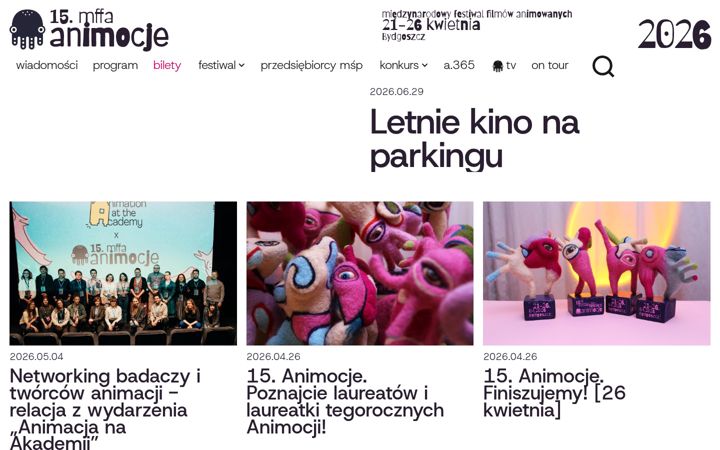Screenshot of animocje.com