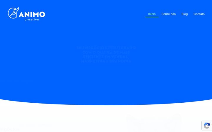 Captura de pantalla de animocreative.com.br