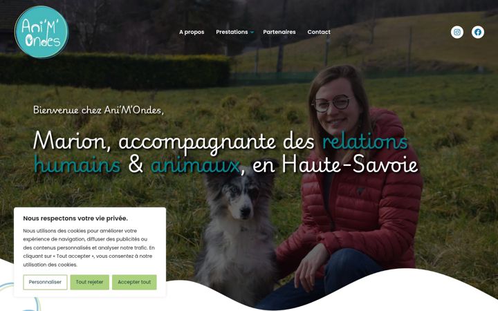 Screenshot of animondes.fr
