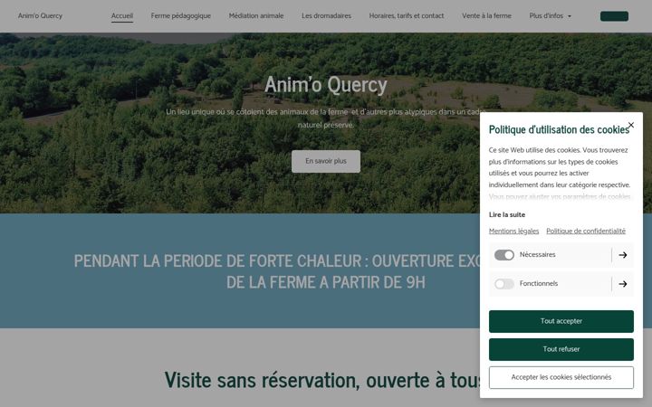 Screenshot von animoquercy.com
