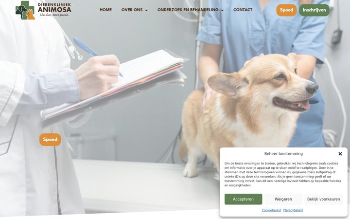Screenshot of animosa.nl