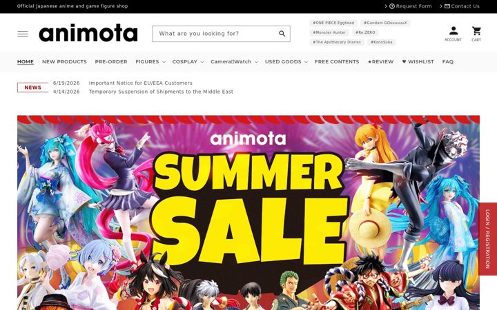 Screenshot of animota.net