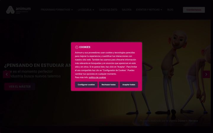 Screenshot von animum3d.com