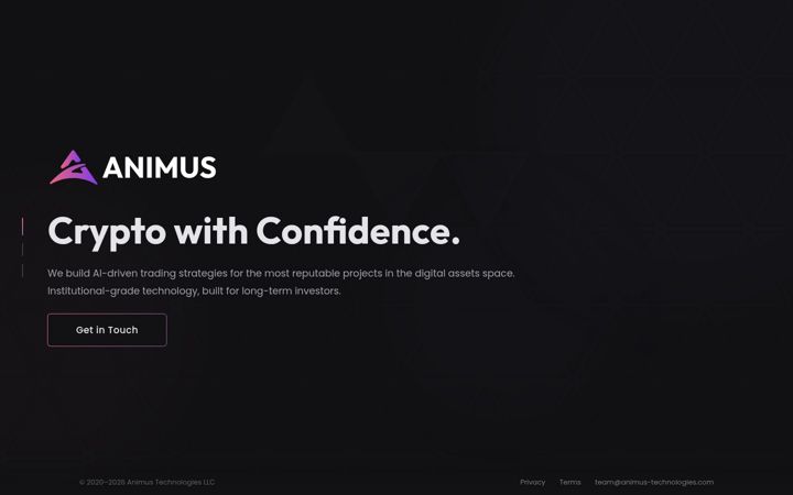 Screenshot of animus-technologies.com