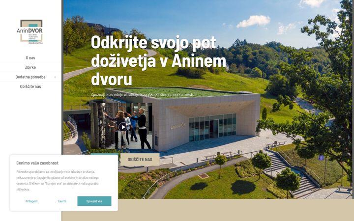 Screenshot of anin-dvor.si