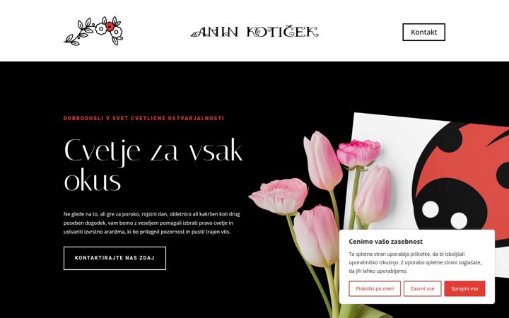 Screenshot of aninkoticek.si