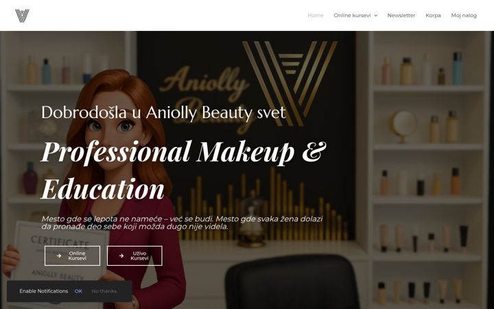 Screenshot of aniolly.com