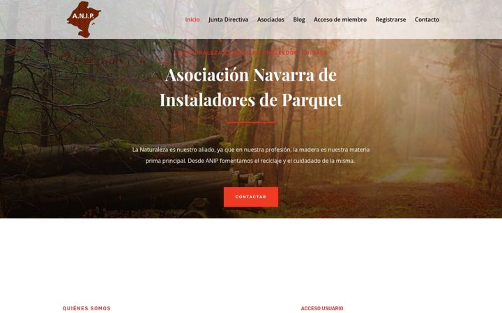 Captura de pantalla de anipa.es