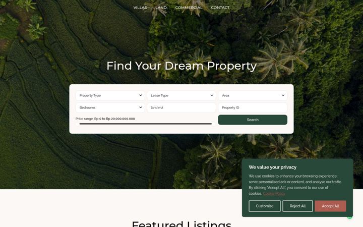 Screenshot von anipropertiesbali.com