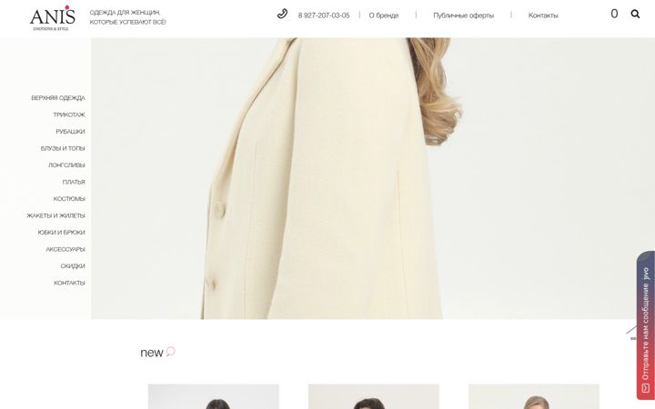 Screenshot of anis-shop.com