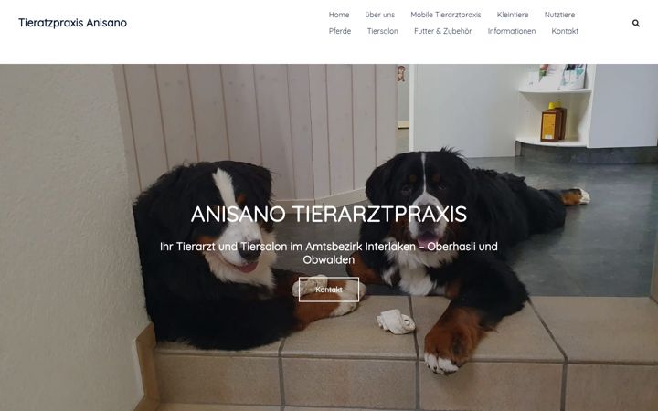 Screenshot of anisano-tierarzt.ch