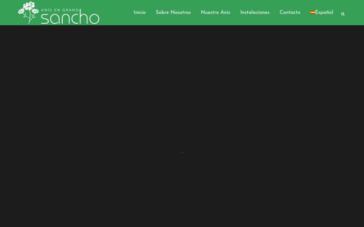 Posnetek zaslona anisengrano.com