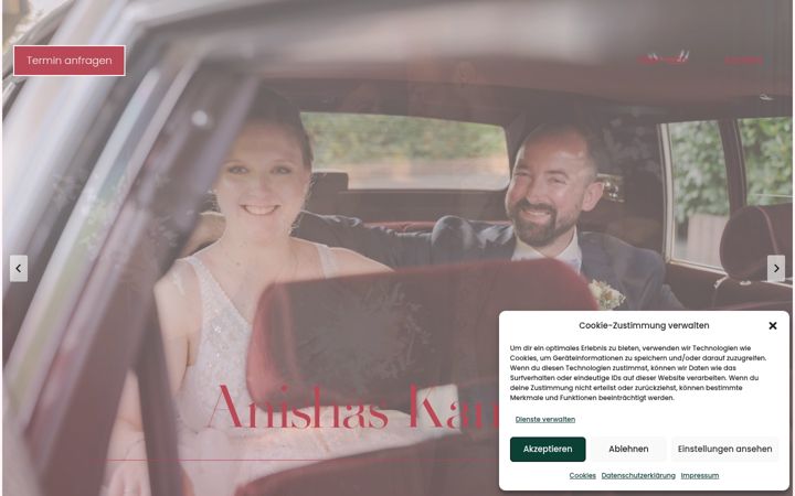 Screenshot of anishas-kamera.de