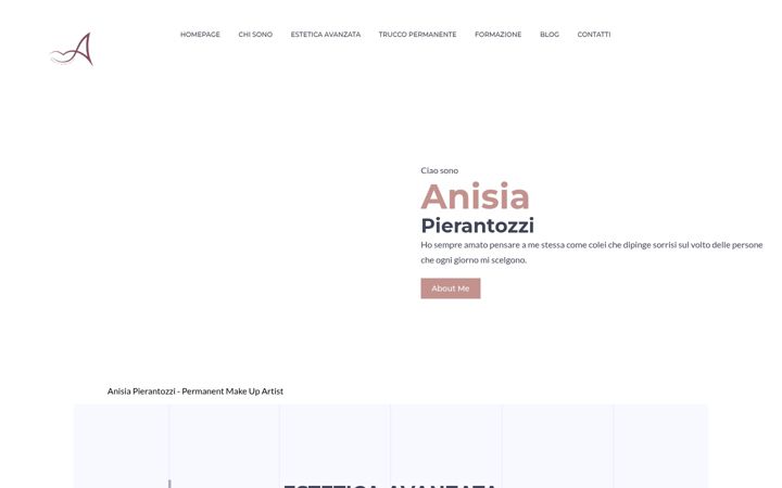 Screenshot of anisiapierantozzi.it