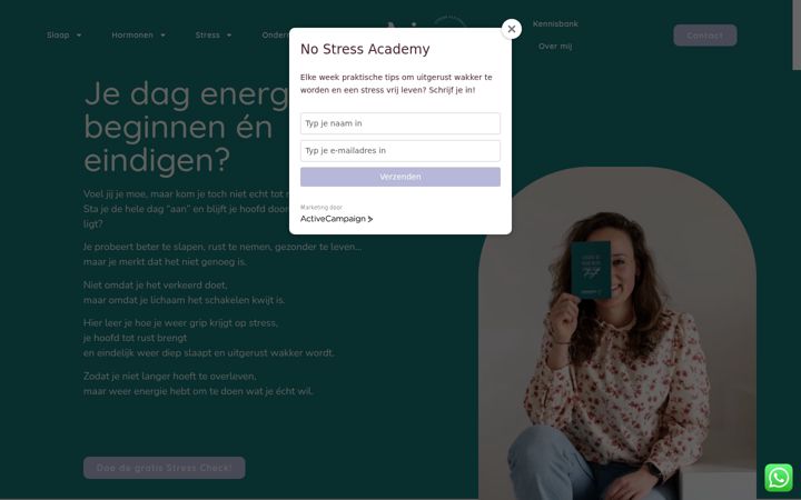 Screenshot of anissaschoonbrood.nl