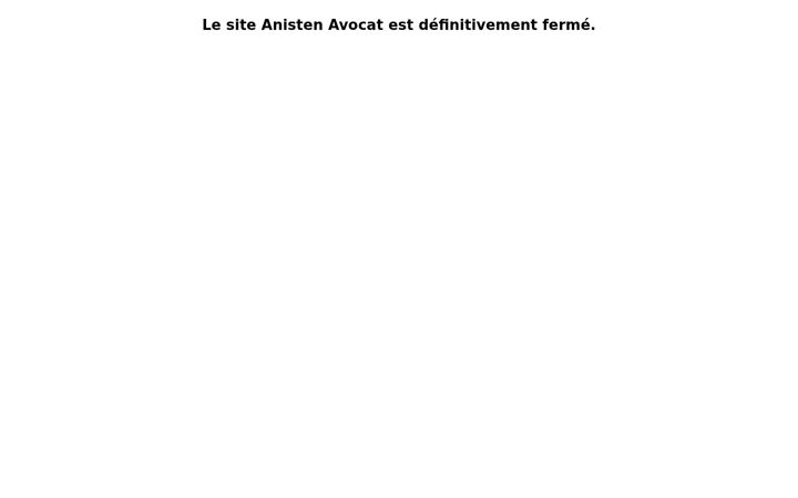 Screenshot of anisten-avocat.com