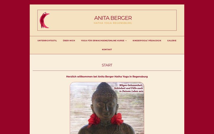 Screenshot of anita-berger.de
