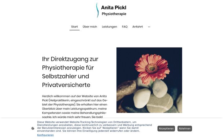 Screenshot of anita-pickl-physio.de