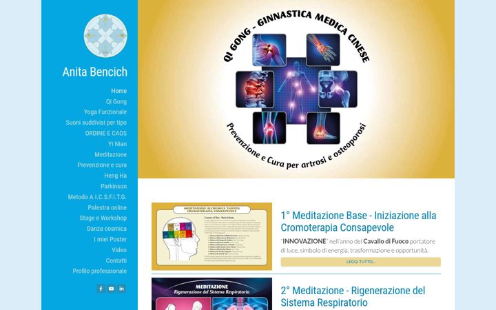 Screenshot of anitabencich.it