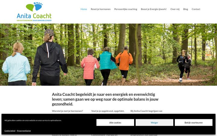 Zrzut ekranu anitacoacht.nl
