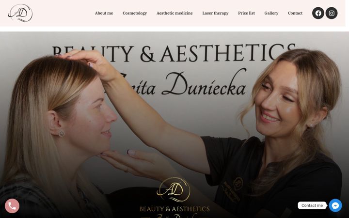 Screenshot του anitadbeauty.uk