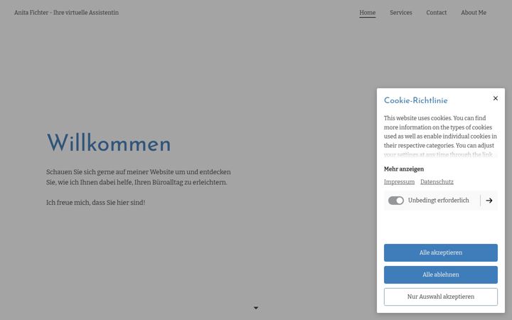 Screenshot of anitafichter.com