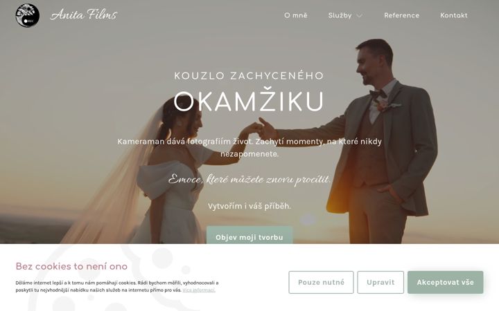 Screenshot of anitafilms.cz