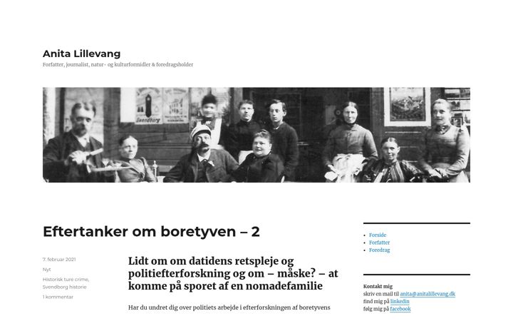 Screenshot of anitalillevang.dk