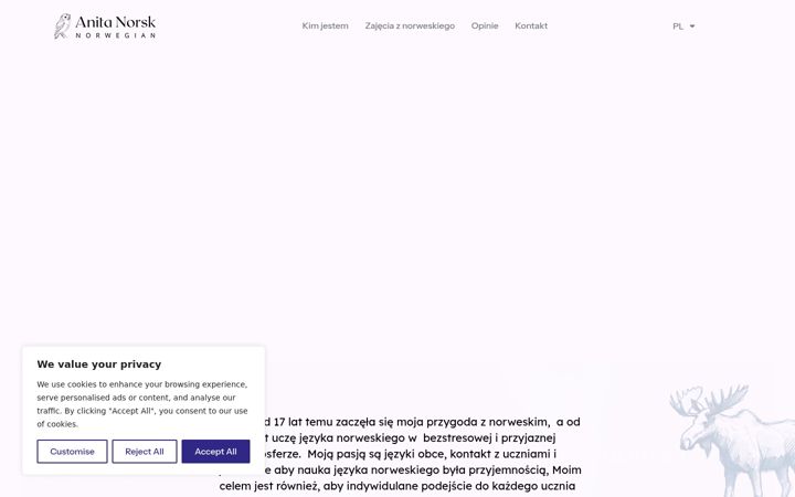 Screenshot of anitanorsk.com
