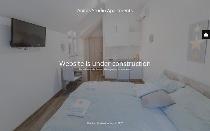 Screenshot of anitas-apartments.com