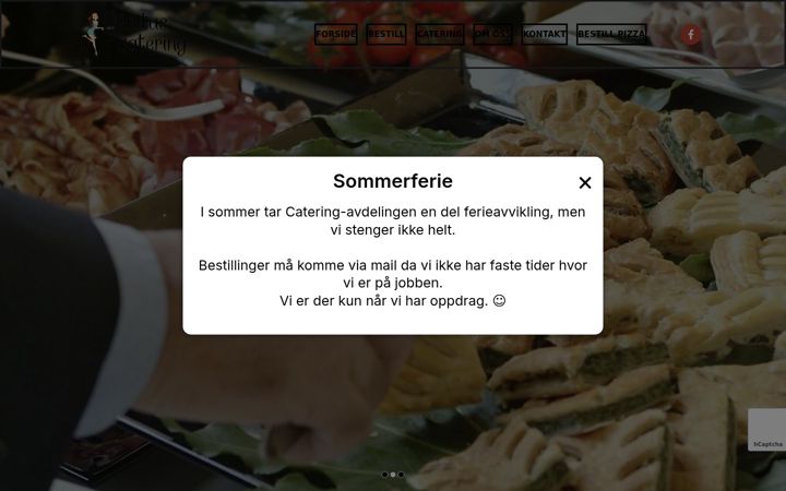 Screenshot of anitas-catering.no