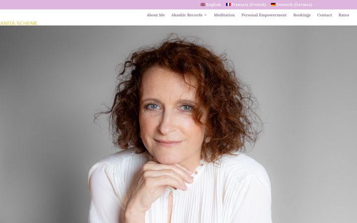 Captură de ecran a anitaschenk.com