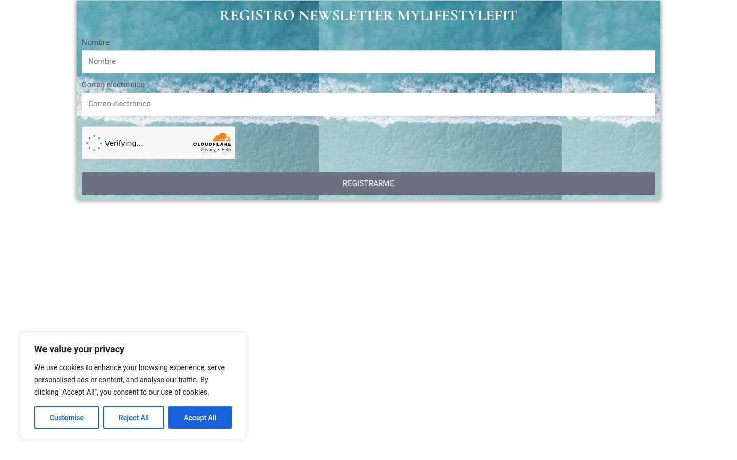 Zrzut ekranu banera zgody wyświetlanego przed jakąkolwiek interakcją