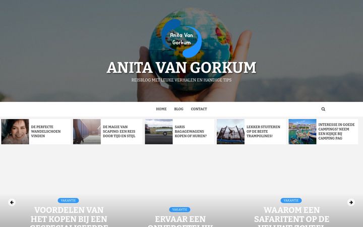 Captură de ecran a anitavangorkum.nl