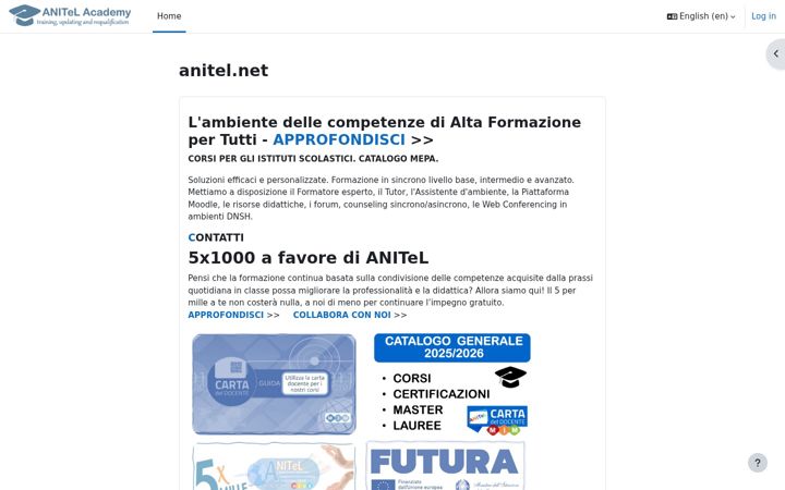 Screenshot of anitel.net