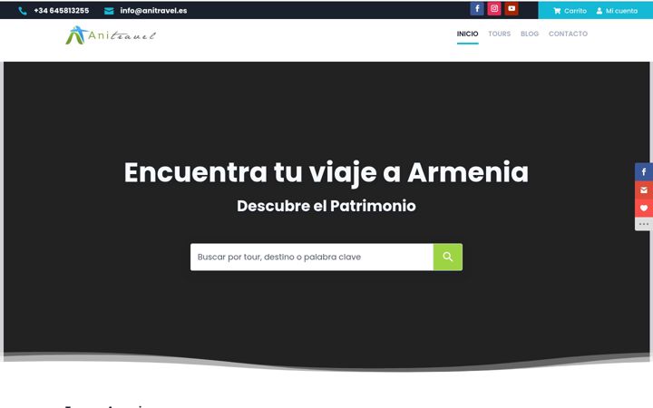 Screenshot του anitravel.es