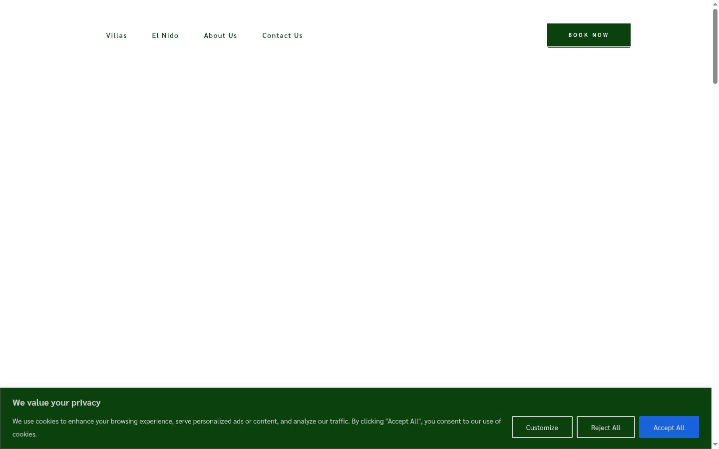 Screenshot tal-banner tal-kunsens muri qabel kwalunkwe interazzjoni