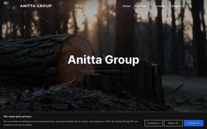 Screenshot of anittagroup.lt