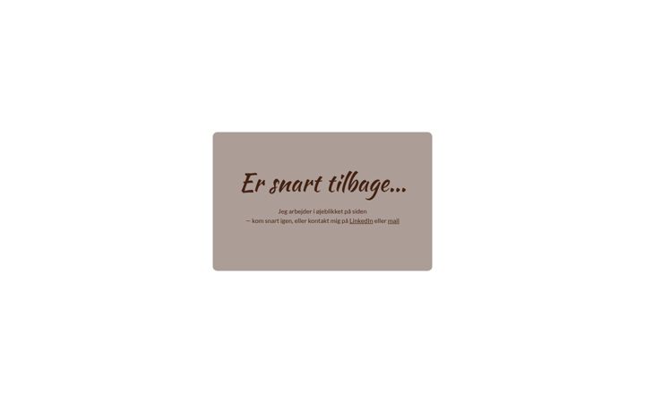 Screenshot of anittalaurberg.dk