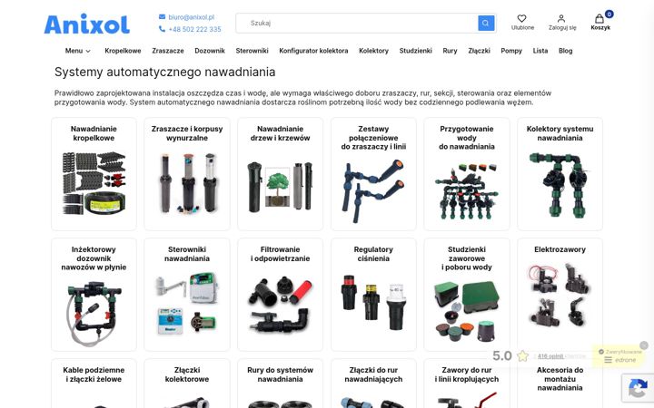 Screenshot of anixol.pl