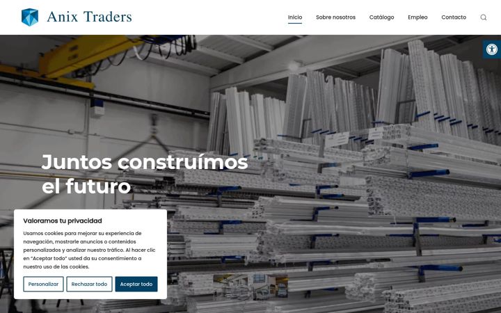 Snímek obrazovky anixtraders.com