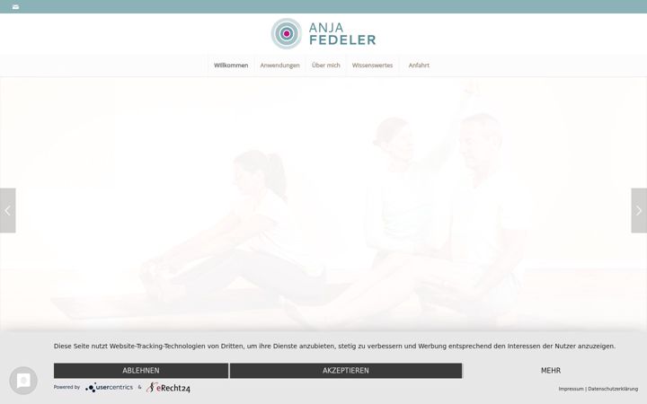 Screenshot di anja-fedeler.com