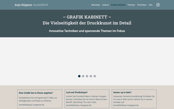 Screenshot of anja-hoeppner.de