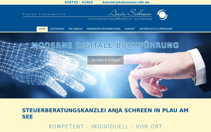 Screenshot of anja-katzmann.de
